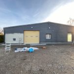 Changement de peinture extérieure pour un bâtiment d’entreprise à Grussenheim proche de Marckolsheim